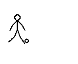 animated stick figure kicking a ball