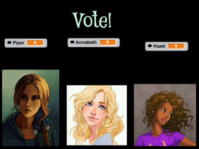 Annabeth, Piper, or Hazel?- Poll