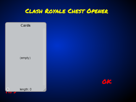 Clash Royale Chest Opener!