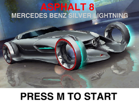 Asphalt 8(Mercedes Benz Silver Lightning)
