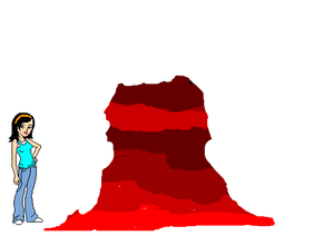 Volcano animation