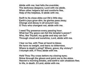 abide with me