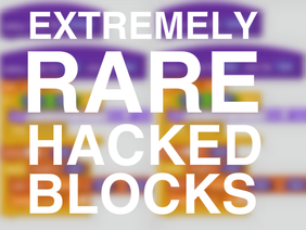 Extremely Rare Hacked Blocks