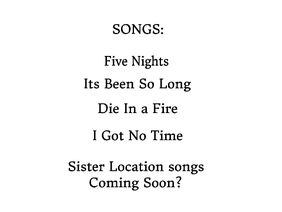 The Living Tombstone Fnaf songs