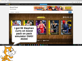 I pulled 99 Stephen Curry! OMG