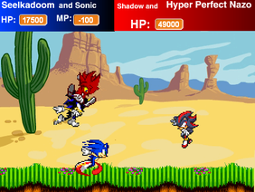 Sonic & Seelkadoom vs. Shadow & Nazo RPG