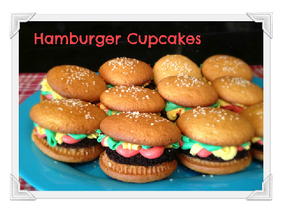 Baking Besties: Hamburger Cupcakes!