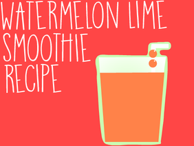 Watermelon Lime Smoothie Recipe
