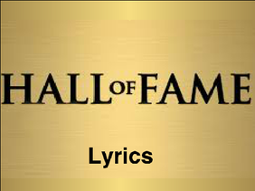 Hall of Fame Lyrics