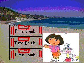 Dora finds a timebomb