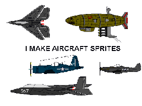 I make Aircraft Sprites!!!