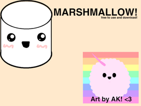 Marshmallow! (art by AK-free to use/download)