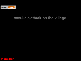 sasuke's attack on the village