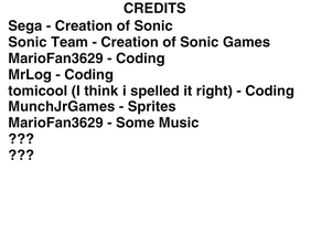 Sonic 5 Credits but it has a new beginning and the tropical island part was modified