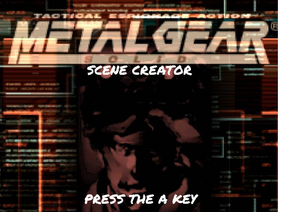 Metal Gear Solid Scene Creator
