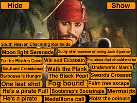 Pirates of the Caribbean Songs remix