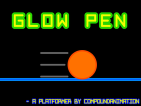 Glow Pen ( A 100%pen platformer )