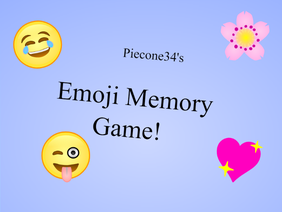 ❤️ Emoji Memory Game ❤️ 