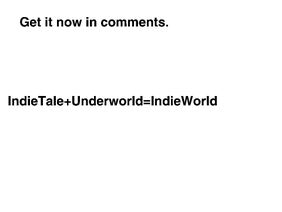You could own Indieworld
