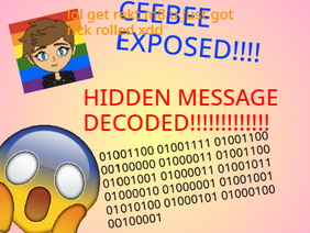 CEEBEE EXPOSED?! SECRET MESSAGE DECODED!!