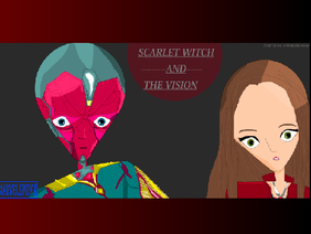 8th Scarlet Witch & Vision drawing