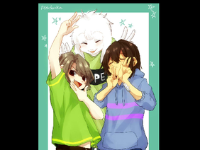 Asrial and Chara Best Friends Forvever