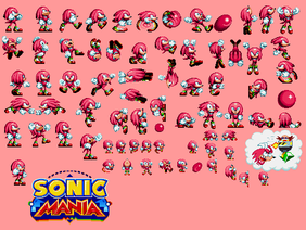 Knuckles & Knuckles in Sonic Mania Sprites