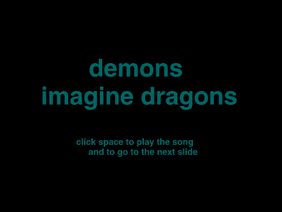  demons by imagine dragons lyrics 