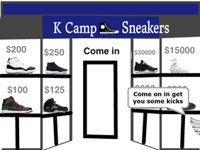 K Camp sneakers