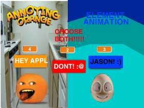 Annoying Orange VS. Element Animation