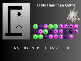 Bible Hangman Game