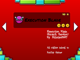 Geometry Dash ~ Execution Blade