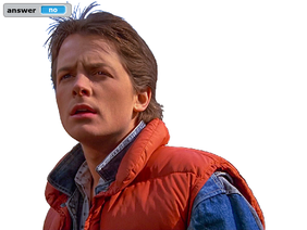 talk to marty mcfly  