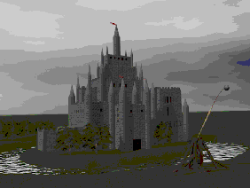 3D Castle with Trebuchet