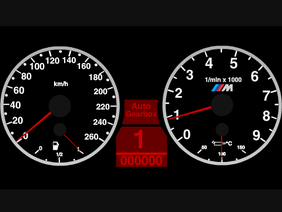 BMW e92 M3 Speedometer (auto gearbox)