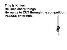 W E L P, Here's Knifey