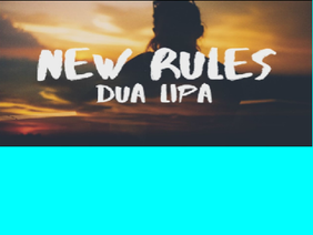 Dua Lipa New Rules Lyrics video