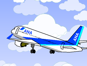 ANA Airbus A320neo takeoff