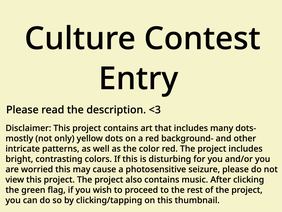 Culture Contest Entry-Hindu/Indian Culture