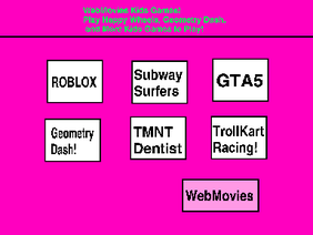 WebMovies Kids Games official Website Play Happy Wheels Geometry Dash and More Kids Games to Play!