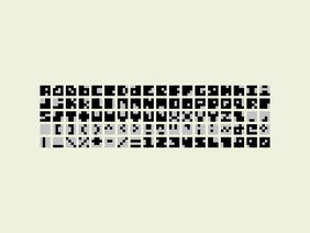 4x4 Pixel Font
