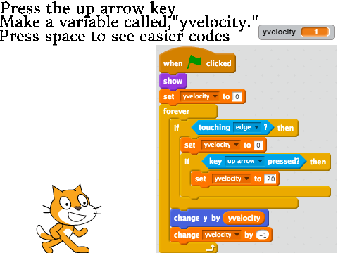 How to make a sprite jump smoothly on scratch