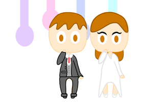 design a bride and groom!