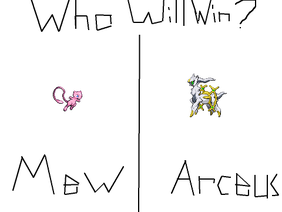 Who will win? Mew or Arceus