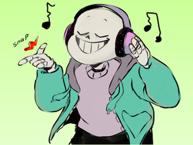 what is sans listening to? remix
