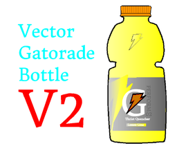 Vector Gatorade Bottle V2