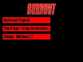 Burnout Music