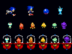 sonic colors ds sprites. by superman3141. 