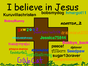 Sign Your Username If You Believe In Jesus 