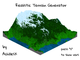 Realistic Terrain Generator